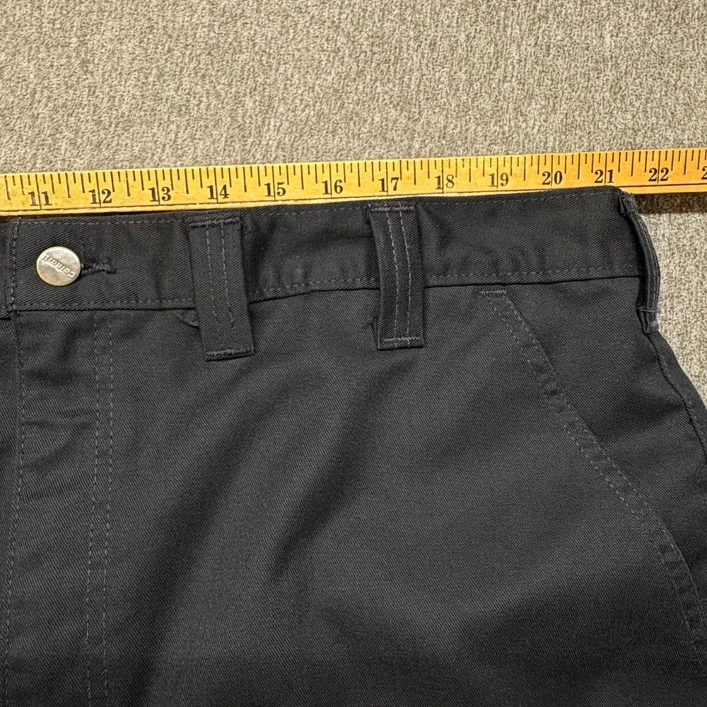 Carhartt WP Black Blended Twill‎ Work Pants Black Mens 44x30 Straight Leg